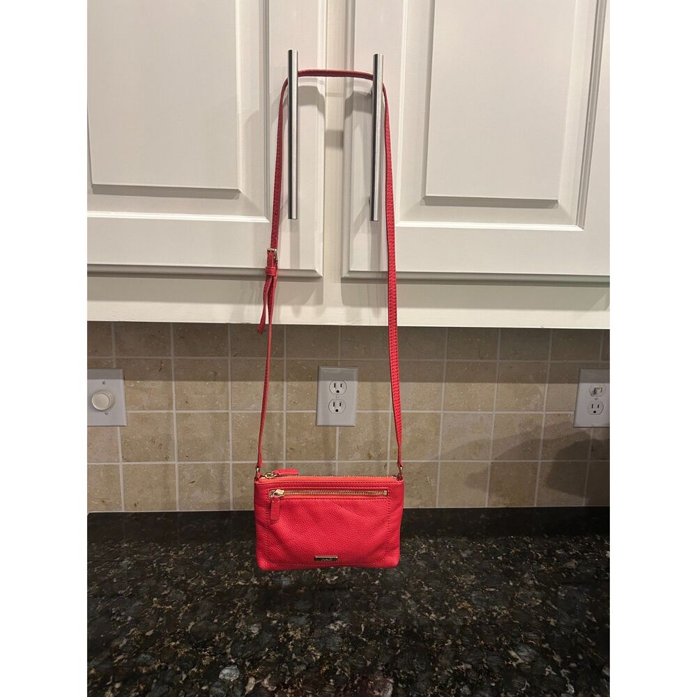Cole Haan Jitney Ali Mini Crossbody Coral Purse